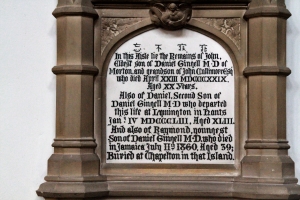 Family Memorial in Church Nave