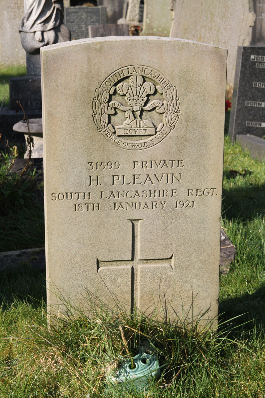 Grave in St.James' churchyard Christleton