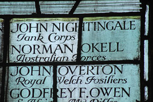  Chester Cathedral-South Transept:  Arnold House School Memorial Window. 