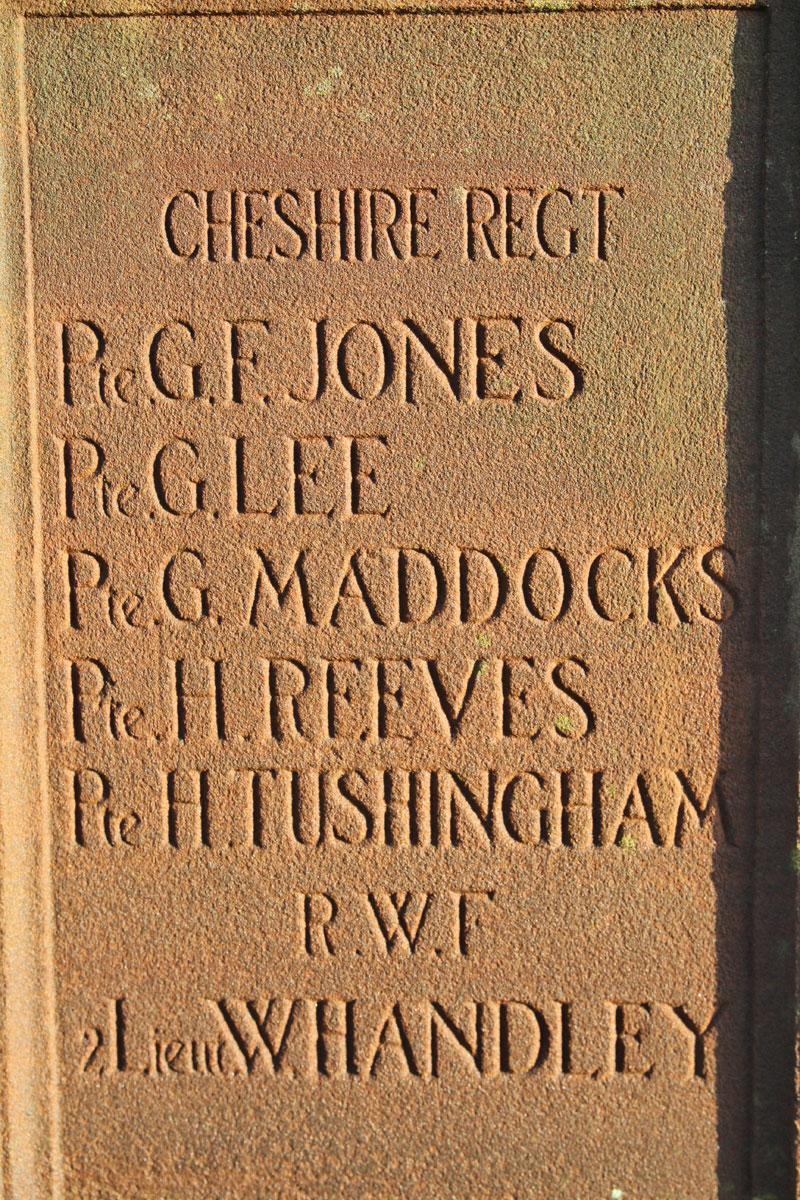 Showing Private P. H. Jones