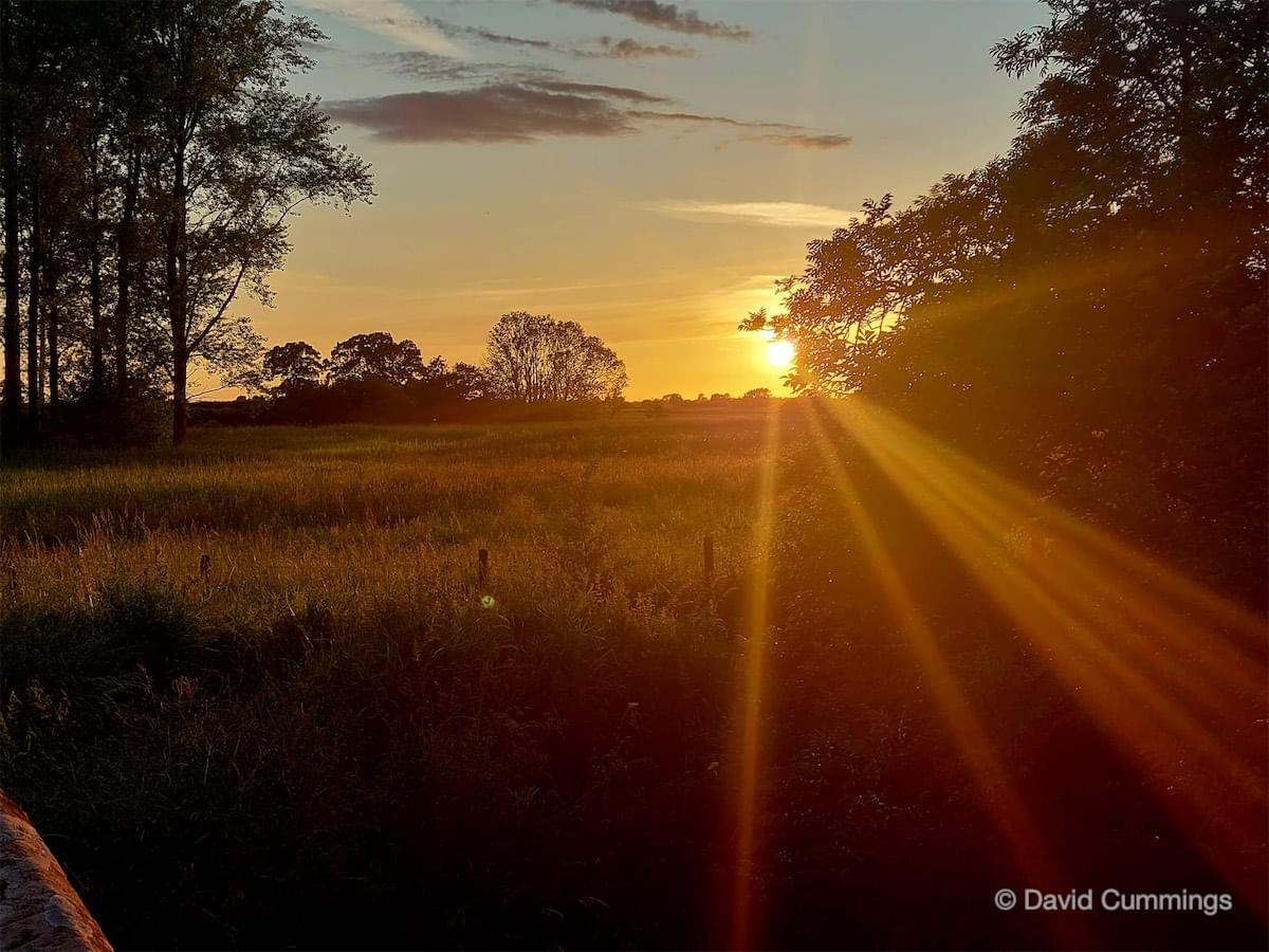  Sunset at Hockenhill Platts 